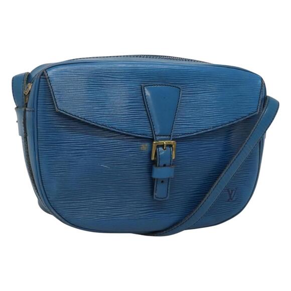 LOUIS VUITTON Epi June Feuille Shoulder Bag Blue M52155 - Picture 1 of 16